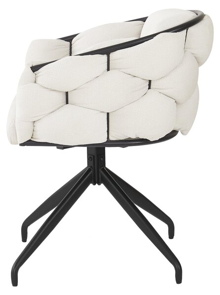 Otočné křeslo, sada dvou kusů, s moderním designem, ideální do obývacího pokoje