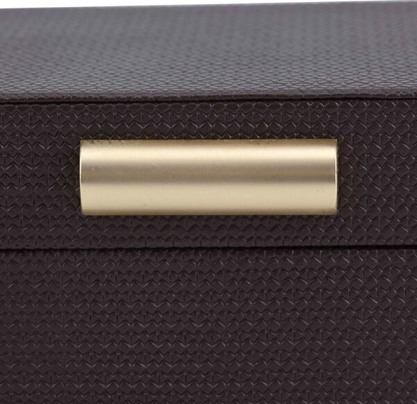 Richmond Hnědý úložný box Nova 21 x 10 cm