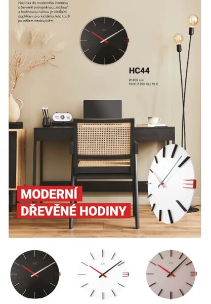 Nástěnné hodiny HC44.2 JVD 40cm