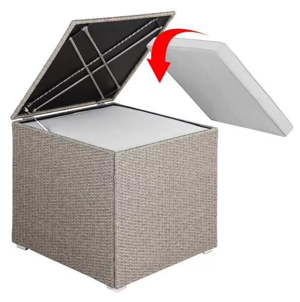 Deuba Úložný box 75x75x70 cm - béžová