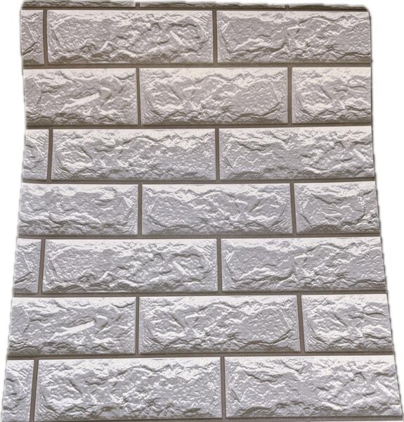 Samolepící tapety 45 cm x 10 m IMPOL TRADE 9224 klinker tmavě šedý obklad s hnědou spárou samolepící tapety