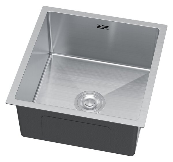 Erga HD, 1-komorový ocelový dřez 470x450x210 mm, ocelová, ERG-MLS-HD4745