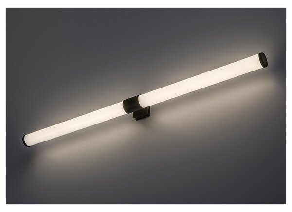 Koupelnové nástěnné LED svítidlo ZAIN černá, šířka 60 cm
