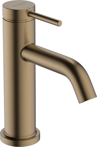 Hansgrohe Tecturis S, páková umyvadlová baterie 80 CoolStart EcoSmart+ s odtokovou soupravou, kartáčovaný bronz, HAN-73302140