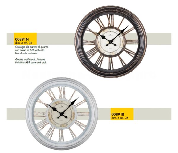 Lowell Italy Designové nástěnné hodiny L00891B Lowell 36cm