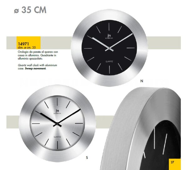 Lowell Italy Designové nástěnné hodiny 14971S Lowell 35cm