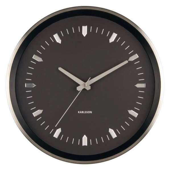 Designové nástěnné hodiny 5912SI Karlsson 35cm