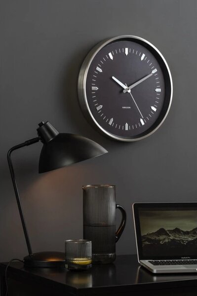 Designové nástěnné hodiny 5912SI Karlsson 35cm
