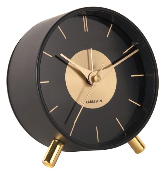 Designový budík 5919BK Karlsson 12cm