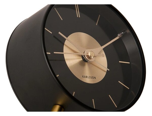 Designový budík 5919BK Karlsson 12cm