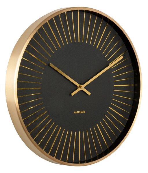 Designové nástěnné hodiny 5917BK Karlsson 40cm