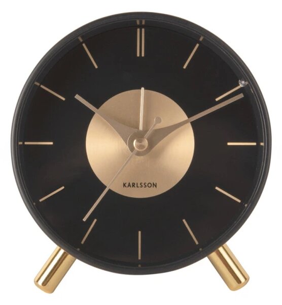 Designový budík 5919BK Karlsson 12cm