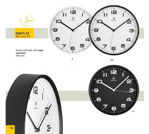 Lowell Italy Designové nástěnné hodiny L00875N Lowell 29cm