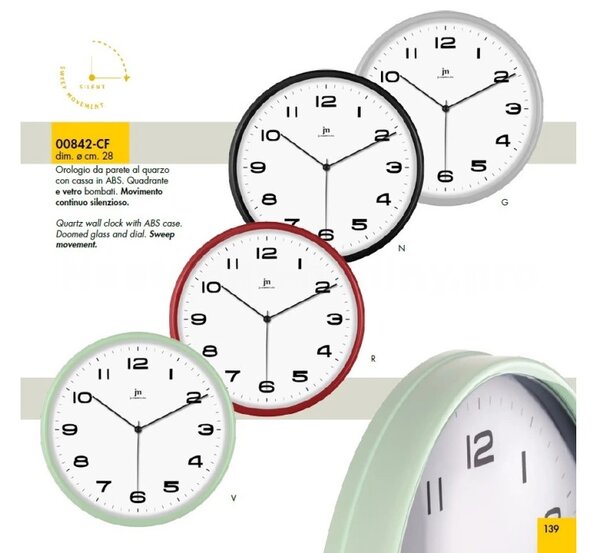 Lowell Italy Designové nástěnné hodiny L00842N Lowell 28cm