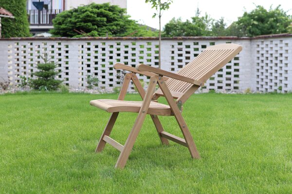 Texim Zahradní polohovací křeslo America - teak