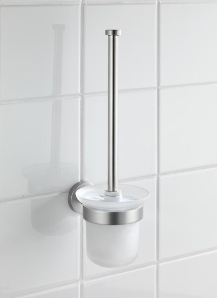 WENKO 19614100 - WC štětka BOSIO MATT 10x14 cm nerez/stříbrná/satin