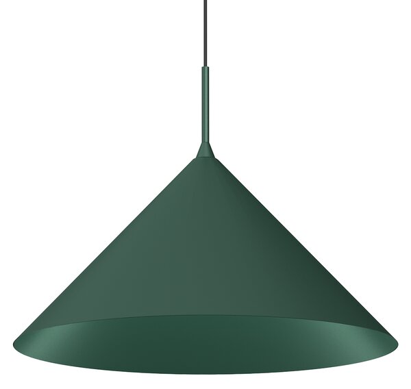 Závěsné svítidlo Capital, 1x zelené kovové stínítko, (fi 46cm), gr