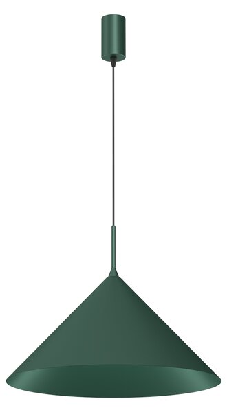 Závěsné svítidlo Capital, 1x zelené kovové stínítko, (fi 46cm), gr