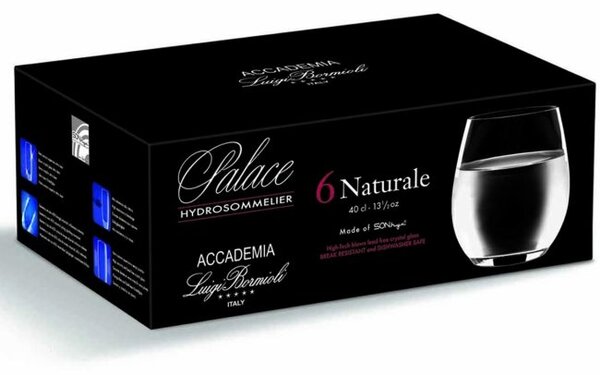 Luigi Bormioli Sklenice na vodu PALACE Hydrosommelier 400 ml, 6 ks