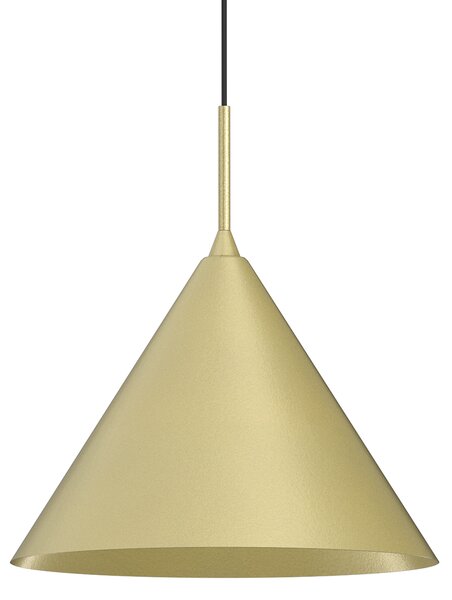 Závěsné svítidlo Capital, 1x zlaté kovové stínítko, (fi 32cm), b