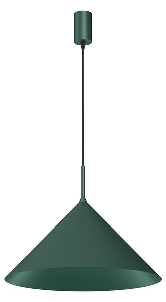 Závěsné svítidlo Capital, 1x zelené kovové stínítko, (fi 46cm), gr