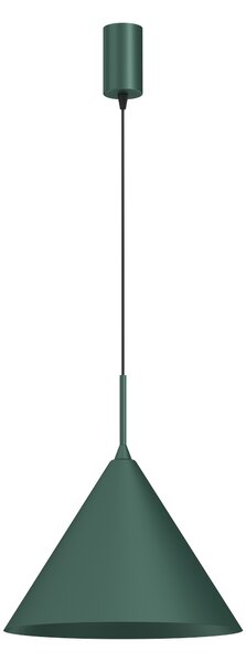 Závěsné svítidlo Capital, 1x zelené kovové stínítko, (fi 32cm), gr