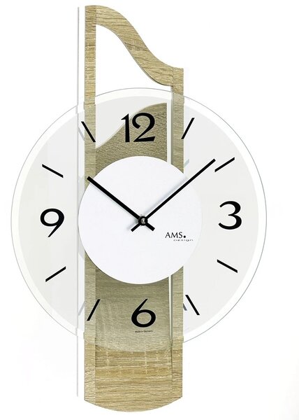 Designové nástěnné hodiny 9681 AMS 42cm