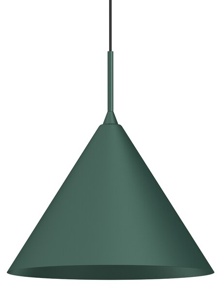 Závěsné svítidlo Capital, 1x zelené kovové stínítko, (fi 32cm), gr