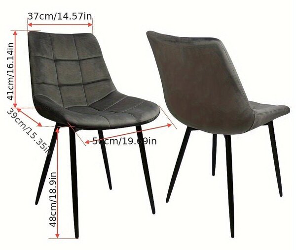Sada dvou jídelních židlí - židle, restauranční židle, hotelové židle, industriální design - černé kovové nohy
