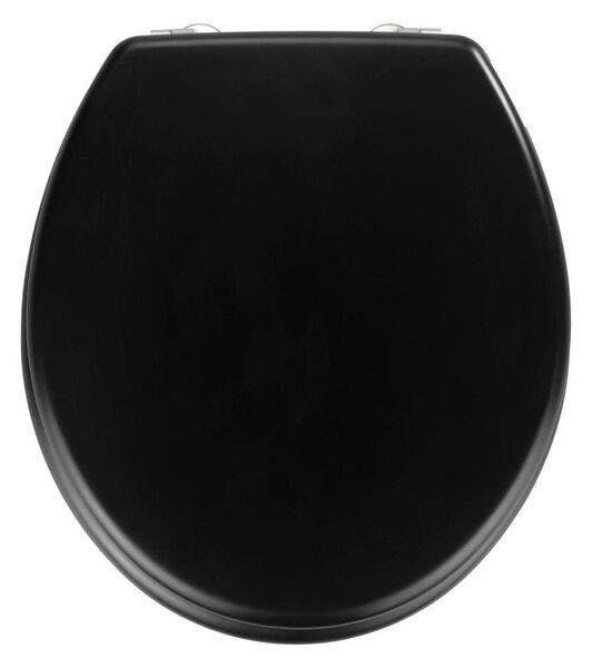 WENKO 20077100-WC sedátko PRIMA 37x41 cm černá/stříbrná