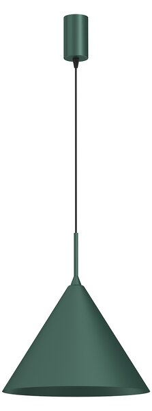 Závěsné svítidlo Capital, 1x zelené kovové stínítko, (fi 32cm), gr