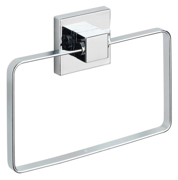 WENKO 22689100-Držák ručníků VACUUM-LOC QUADRO ED 18,5x14 cm stříbrná/lesk.chrom