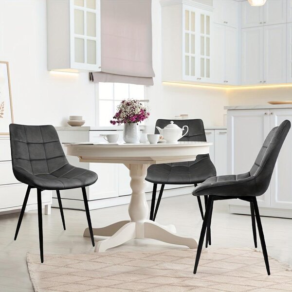 Sada dvou jídelních židlí - židle, restauranční židle, hotelové židle, industriální design - černé kovové nohy