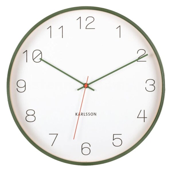 Designové nástěnné hodiny 5926GR Karlsson 40cm
