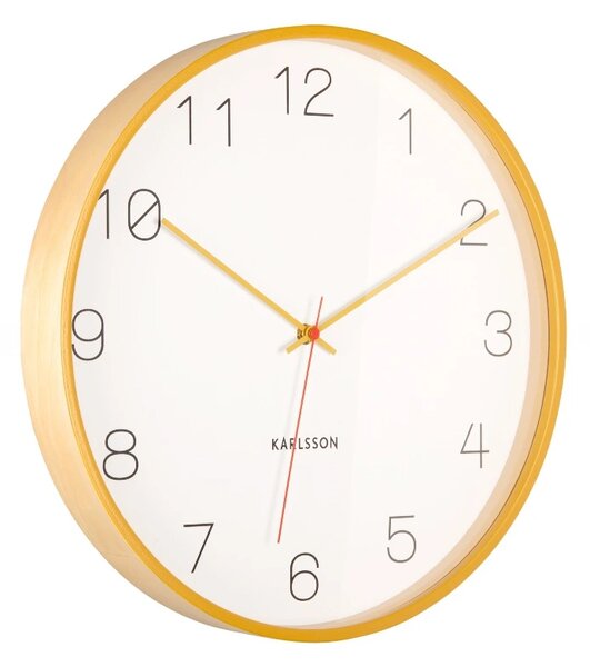 Designové nástěnné hodiny 5926YE Karlsson 40cm