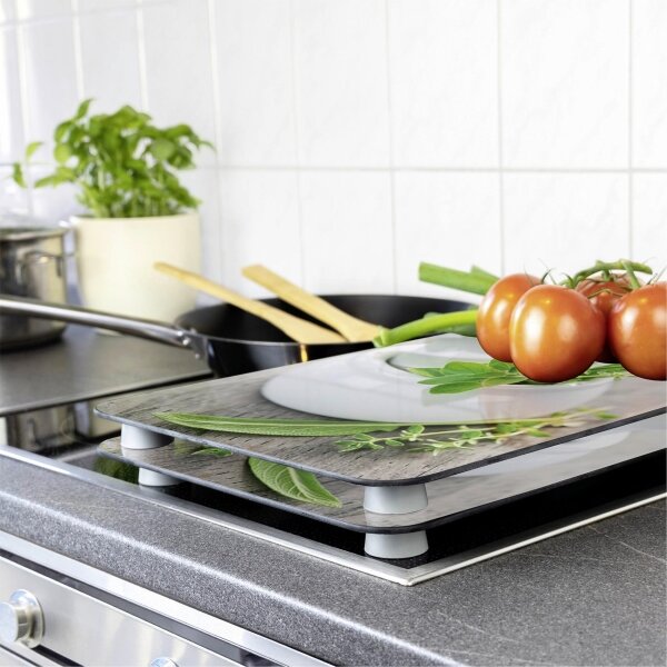 WENKO 2521420100 - Kryt varné desky 52x30 cm pestrobarevná/šedá/čirá