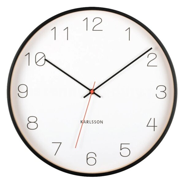 Designové nástěnné hodiny 5926BK Karlsson 40cm