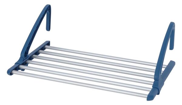 WENKO 63005800 - Sušák prádla 37,5x21 cm nerez/stříbrná/modrá