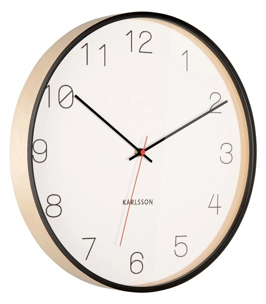 Designové nástěnné hodiny 5926BK Karlsson 40cm