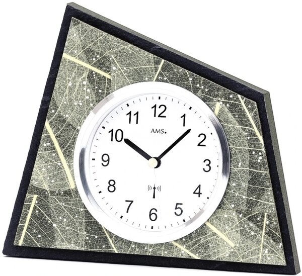 Stolní designové hodiny 5177 AMS řízené rádiovým signálem 19cm