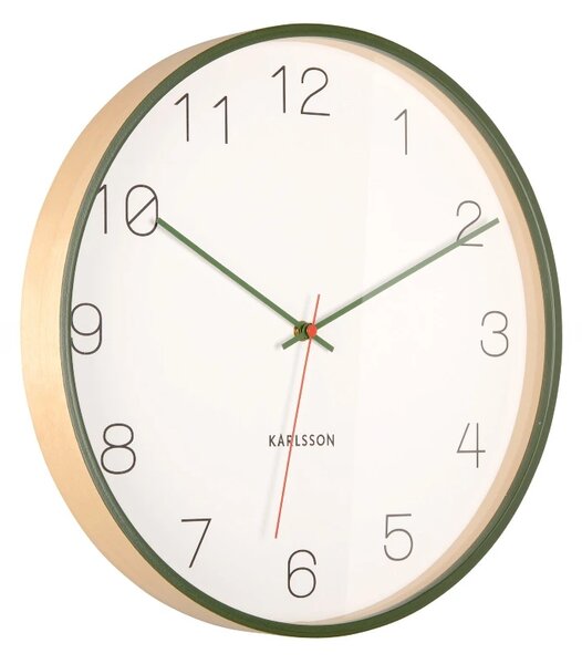Designové nástěnné hodiny 5926GR Karlsson 40cm