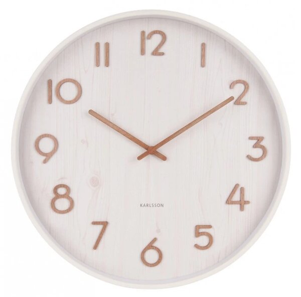 Designové nástěnné hodiny 5809WH Karlsson 40cm
