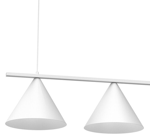 Závěsné svítidlo Capital, 3x bílé kovové stínítko, (fi 30cm), w