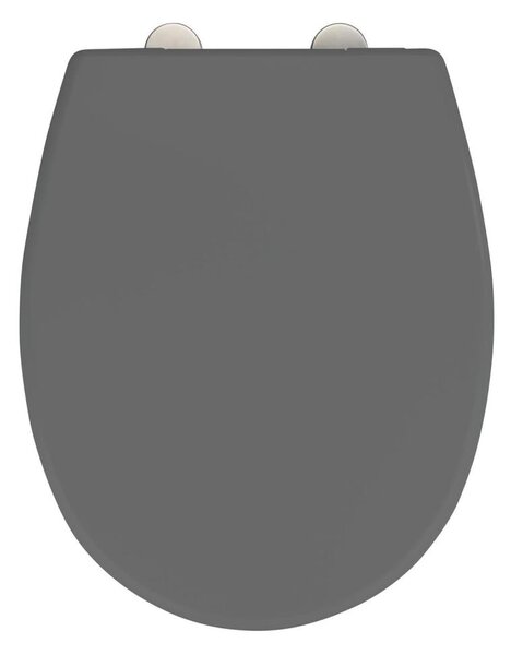 WENKO 24572100-WC sedátko VORNO NEO 46x37 cm šedá/stříbrná