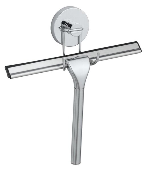 WENKO 20877100-Stěrka VACUUM-LOC RUND STAH 24,5x25 cm nerez/lesk. chrom/stříbrná
