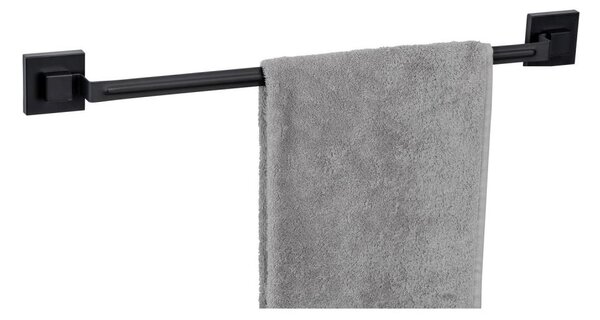 WENKO 71445800 - Ručníková tyč VACUUM-LOC QUADRO ED 60,5x6 cm černá