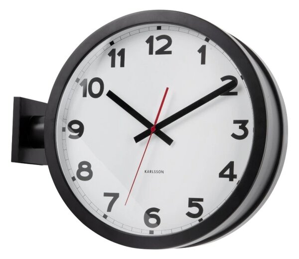 Oboustranné nástěnné hodiny 5966WH Karlsson 38cm