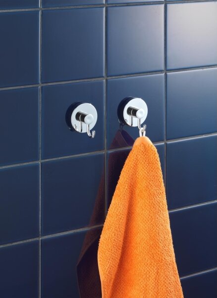 WENKO 20900100-Háček VACUUM-LOC RUND STAH 6x6,7 cm lesk. chrom