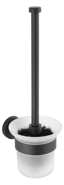 WENKO 24243100-WC štětka BOSIO BLACK 10x35 cm nerez/stříbrná/satin