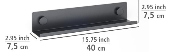WENKO 71146800 - Kořenky JET 40x7,5 cm černá